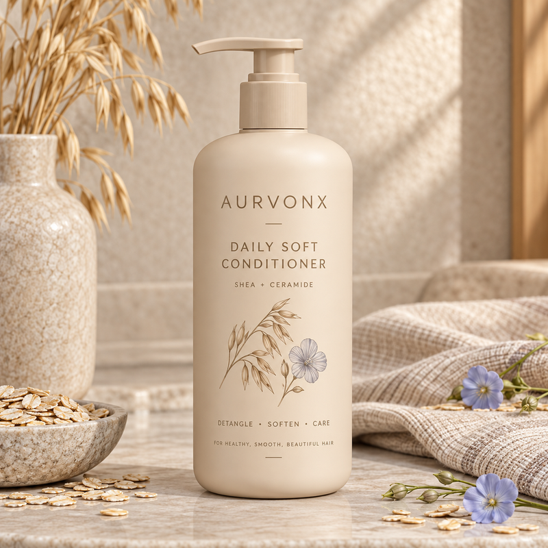 Curl Nourish Conditioner private-label product concept