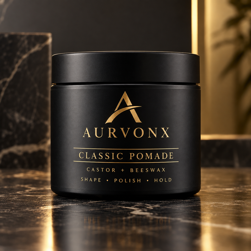 Strong Hold Pomade private-label product concept