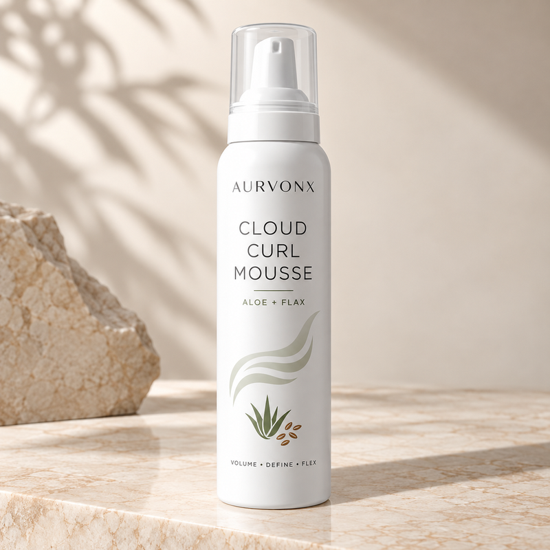 Curl Shaping Foam private-label product concept