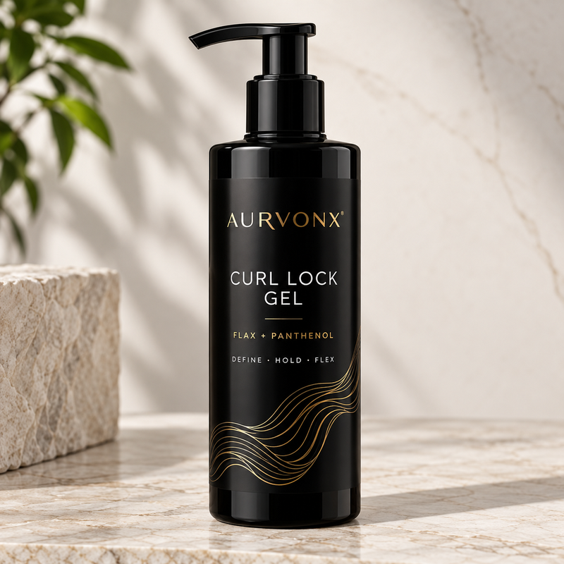 Strong Hold Styling Gel private-label product concept